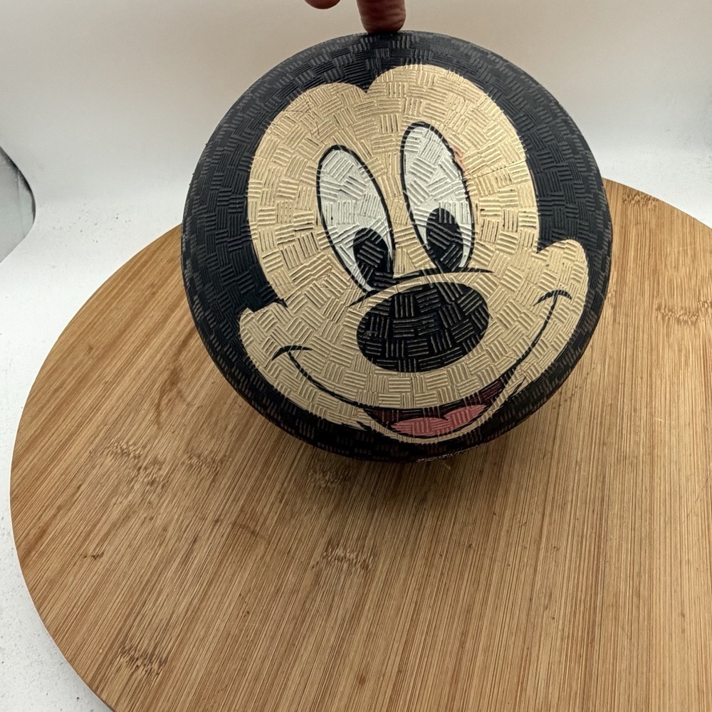 Disney Parks Mickey Mouse Baseball Ball Souvenir Black Walt Disney